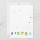 ハッピーイースターエッグ狩り春パーティービューティフル シーズンカード (裏面)