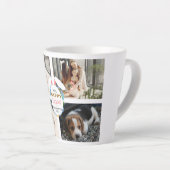 ハッピーイースターエレガント耳エッグスファミリー4枚の写真 カフェラテマグ (右アングル)