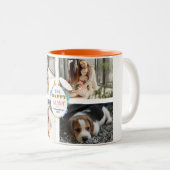 ハッピーイースターエレガント耳エッグスファミリー4枚の写真 ツートーンマグカップ (正面右)