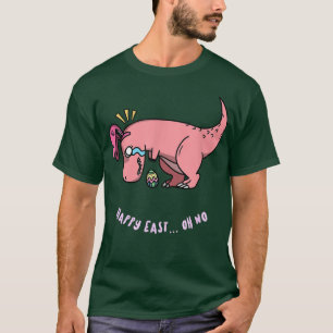ハッピーイースターオノドおもしろいリウスデザイン Tシャツ