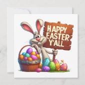 ハッピーイースターオール 招待状 (正面)