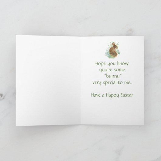 ハッピーイースターカウトバニースペシャルソン シーズンカード (内部)