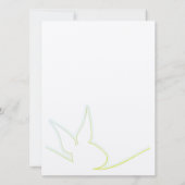 ハッピーイースターカスタムシックヴィンテージ素朴ファームハウス カード (裏面)