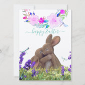 ハッピーイースターカスタムシャビーシックボホスタイルラージ カード (正面)