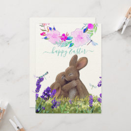 ハッピーイースターカスタムシャビーシックボホスタイルラージ カード