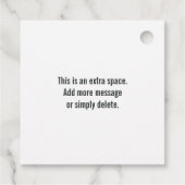 ハッピーイースターカスタムラブパステルハッピー春 フェイバータグ (裏面)