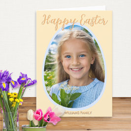 ハッピーイースターカスタム写真 シーズンカード