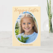 ハッピーイースターカスタム写真 シーズンカード (正面)