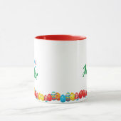 ハッピーイースターカラフルコーヒーマグ マグカップ (中央)