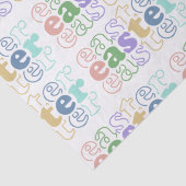 ハッピーイースターカラフルタイポグラフィ 薄葉紙 (詳細)