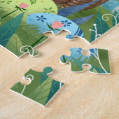 ハッピーイースターカラフルバ飾ニエッグ ジグソーパズル (側面)