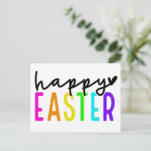 ハッピーイースターカラフル シーズンポストカード (スタンド正面)