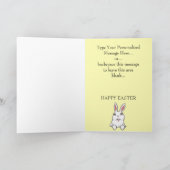 ハッピーイースターカーカスタムドまたはバ空白のニーカード シーズンカード (内部)