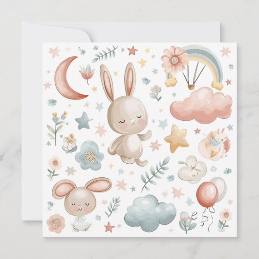 ハッピーイースターカード、イースターデイギフト シーズンカード (正面)