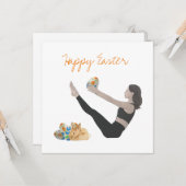 ハッピーイースターカード カード (正面/裏面インサイチュ)