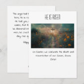 ハッピーイースターカード シーズンカード (正面/裏面)