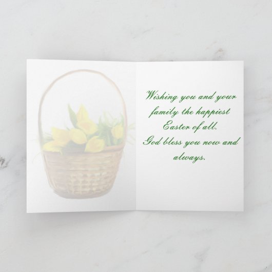 ハッピーイースターカード シーズンカード (内部)