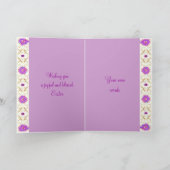 ハッピーイースターカード シーズンカード (内部)