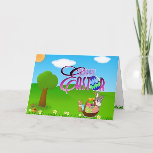 ハッピーイースターカード シーズンカード (正面)