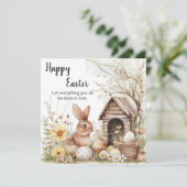 ハッピーイースターカード、バニーエッグ シーズンカード (スタンド正面)