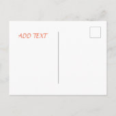 ハッピーイースターカード ポストカード (裏面)