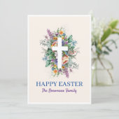 ハッピーイースターカード 招待状 (スタンド正面)