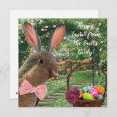 ハッピーイースターカード 招待状 (正面/裏面)