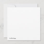 ハッピーイースターカード 招待状 (裏面)