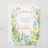 ハッピーイースターカード 招待状 (裏面)