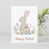 ハッピーイースターカード 招待状 (スタンド正面)