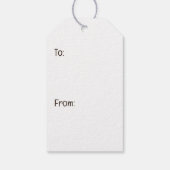 ハッピーイースターキャッツイースターバスケットベビーチックス ギフトタグ (裏面)