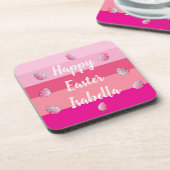 ハッピーイースターキャンディカラーと卵 コースター (左側)