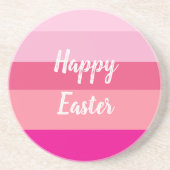 ハッピーイースターキャンディカラー装飾用クッション コースター (正面)