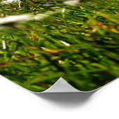 ハッピーイースターキュートバニーカラフルイースター ポスター (角)