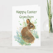 ハッピーイースターキュートバニースペシャルソングルホリデイC シーズンカード (正面)