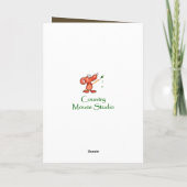 ハッピーイースターキュートバニー特別孫娘 シーズンカード (裏面)