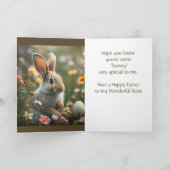 ハッピーイースターキュートバニー特別孫娘 シーズンカード (内部)