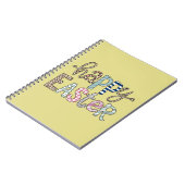 ハッピーイースターキュートフローラバニー春ヒョウ ノートブック (左側)