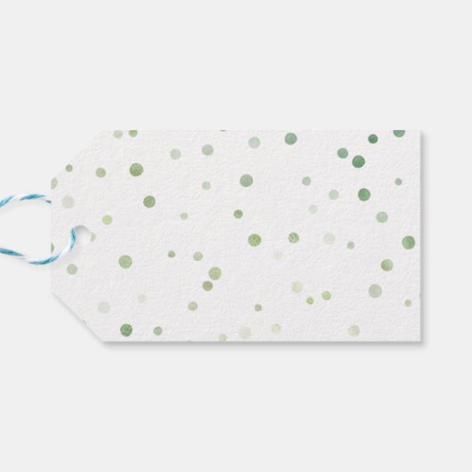 ハッピーイースターギフトラベルイースターバニーとイースターエッグ ギフトタグ (裏面横)