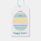 ハッピーイースターギフトラベル ギフトタグ (正面)