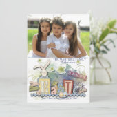 ハッピーイースタークラフトスタイルフォトカード シーズンカード (スタンド正面)