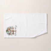 ハッピーイースタークロスとイースターリリー バスタオルセット (ハンドタオル)