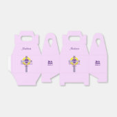 ハッピーイースタークロスバイブル名前をカスタムする紫 フェイバーボックス (折り畳みなし)