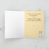 ハッピーイースターグリーティングカーカスタムドまたはカー空白のド シーズンカード (内部)