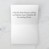 ハッピーイースターグリーティングカード カード (内部)