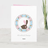 ハッピーイースターグリーティングカード シーズンカード (裏面)