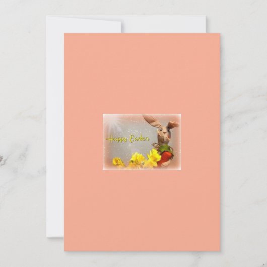 ハッピーイースターグリーティングカード シーズンカード (正面)