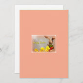 ハッピーイースターグリーティングカード シーズンカード (正面/裏面)