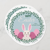 ハッピーイースターグリーティングカード シーズンカード (正面/裏面)