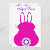 ハッピーイースターグリーティングカード シーズンカード (正面/裏面)